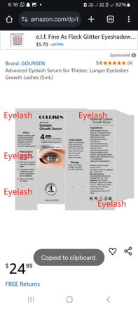 Picture of Advanced Eyelash Thicker Longer Eyelashes