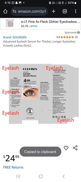 Picture of Advanced Eyelash Thicker Longer Eyelashes