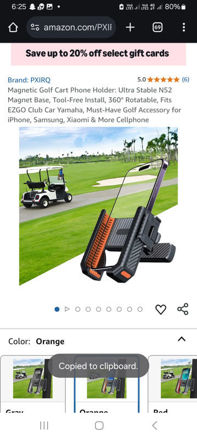 Picture of Magnetic Golf Phone Holder