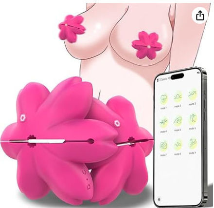 Picture of Nipple Clamps Vibrator Vibrating Invisible