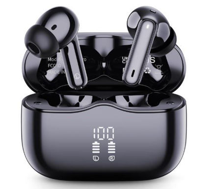 Picture of Bluetooth Headphones Cancelling Waterproof Hands Free Black