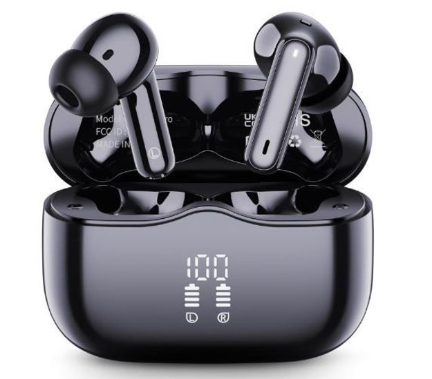 Picture of Bluetooth Headphones Cancelling Waterproof Hands Free Black