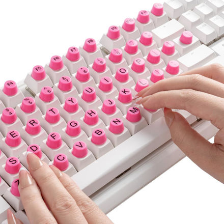 Picture of Keyboard Sticker Long Nails Letters