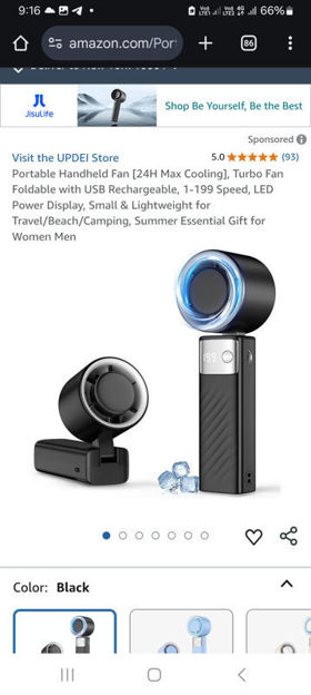 Picture of Portable Handheld Rechargeable Lightweight Essential