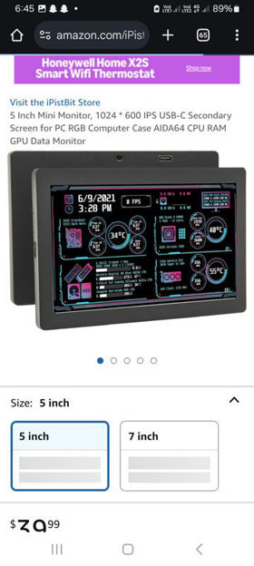 Picture of Monitor Secondary Screen Computer