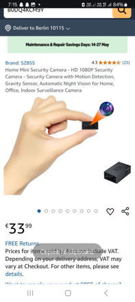 Picture of Home Mini Security Camera Surveillance
