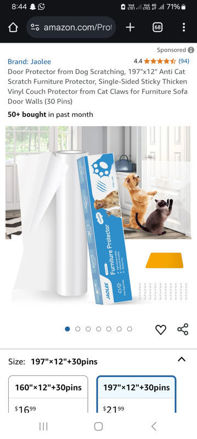 Picture of Protector Scratching Scratch Furniture Single Sided