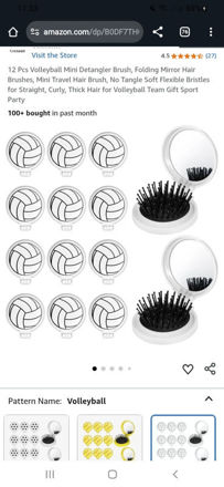 Picture of Volleyball Detangler Flexible Bristles Straight