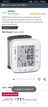 Picture of Pressure Monitor Adjustable Automatic Accurate