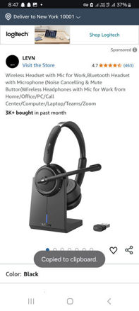 Picture of LEVN Wireless Bluetooth Microphone Cancelling