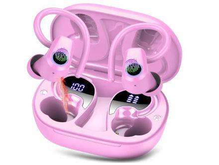 Picture of Poounur Bluetooth Headphones Canceling Earphones Lilac