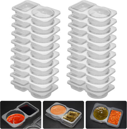 Picture of Reusable Containers 2 Compartment Refrigeration