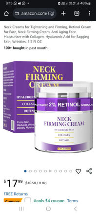 Picture of Tightening Moisturizer Collagen Hyaluronic Wrinkles