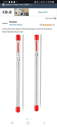 Picture of Airbrush Cleaning Repair Stainless Needle