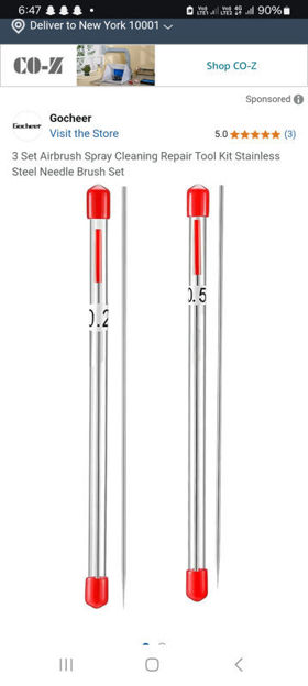 Picture of Airbrush Cleaning Repair Stainless Needle