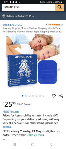 Picture of Snoring Stopper Plasters Sleeping Anti Snoring