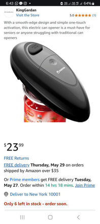 Picture of smooth edge one touch activation struggling traditional