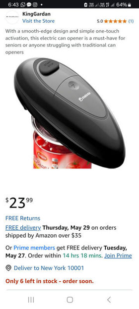 Picture of smooth edge one touch activation struggling traditional