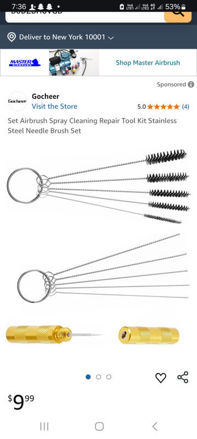 Picture of Airbrush Cleaning Repair Stainless Needle