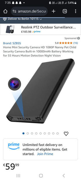 Picture of Security 10000mAh Battery Working Detection