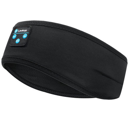 Picture of Headphones Bluetooth Headband Earphones Ultra Thin