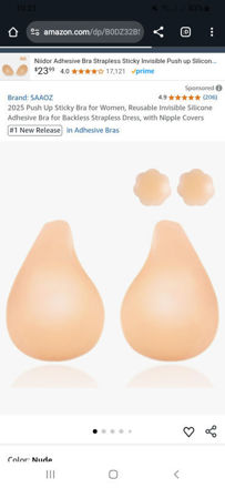 Picture of Reusable Invisible Silicone Adhesive Strapless