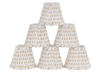Picture of Chandelier Shades Bottom Pleated Lampshades