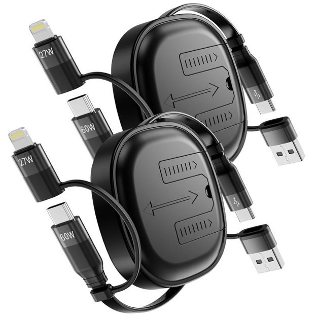 Picture of MINLU Charging Retractable Lightning Charger
