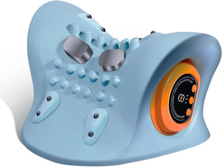 Picture of Neck Massager 2025, Neck and Shoulder Relaxer with Heat, Dark Blue