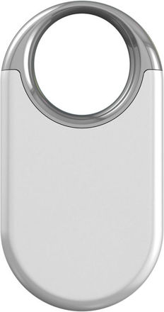 Picture of Air Tracker Tag (iOS Only)-1 Pcs, White | Bluetooth Tracker and Item Finder Work with Apple Find My for Luggage/Key/Suitcases/Backpack, Replaceable Battery