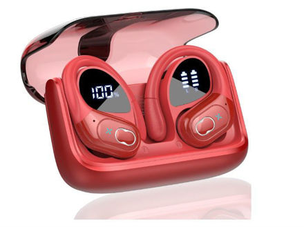 Picture of  Kabellose Kopfh%C3%B6rer Wireless Ohrh%C3%B6rer HiFi Stereo Sound Rot