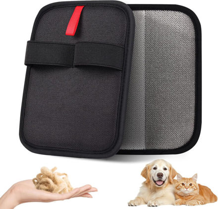Picture of Pet Hair Remover, Electrostatic Pet Hair Removal Gloves, Reusable Cat & Dog Hair Remover for Couch, Furniture, Carpet, Curtain, Upgraded Animal Fur Removal Tool, Cat Grooming Gloves-1 PCS