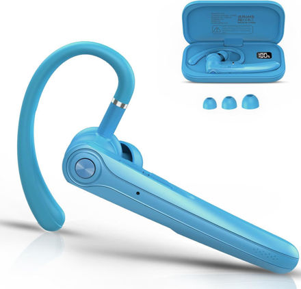 Picture of Bluetooth Handsfree Earpiece wireless Headphones Blue