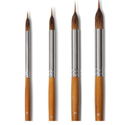 Picture of Watercolor Brushes Set Continuous Paintbrushes