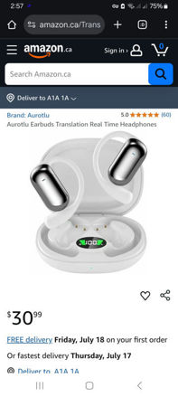 Picture of Aurotlu Earbuds Translation