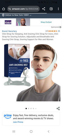 Picture of Sleeping Snoring Solution Adjustable Breathable