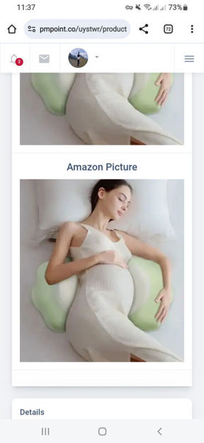 Picture of Pregnancy Sleeping Maternity Adjustable Pillowcase