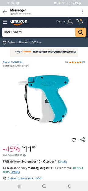 Picture of TANKITIAL Stitch gun Dark green