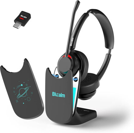 Picture of Blucalm Business Wireless Headphones Noise Cancelling