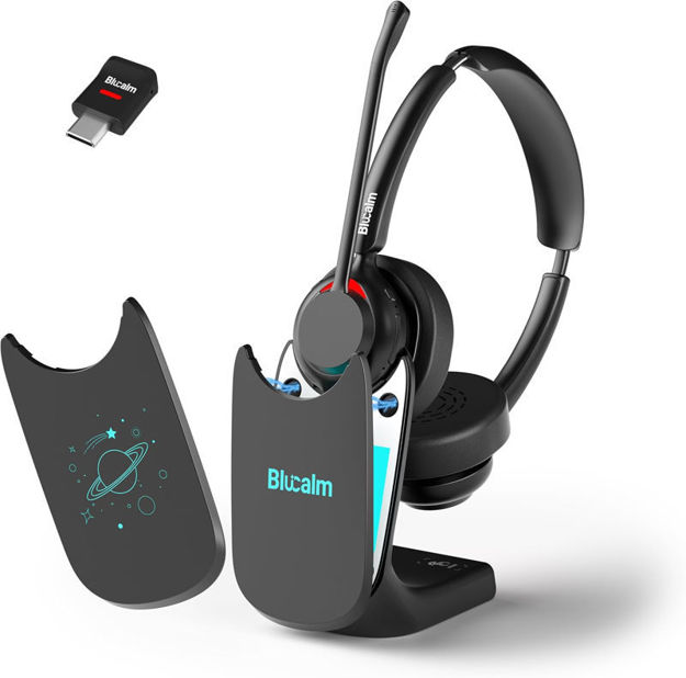Picture of Blucalm Business Wireless Headphones Noise Cancelling
