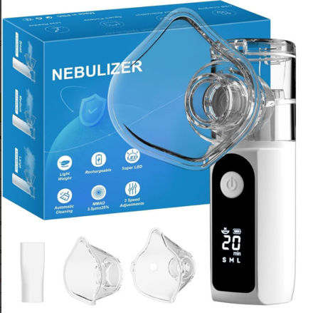 Picture of Portable Nebulizer Display Auto Cleaning Handheld