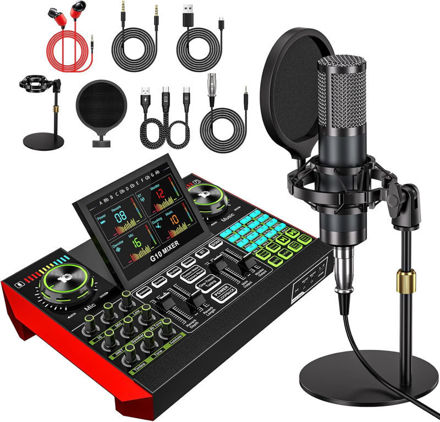 Picture of Microphone Condenser Streaming Equipment Soundboard