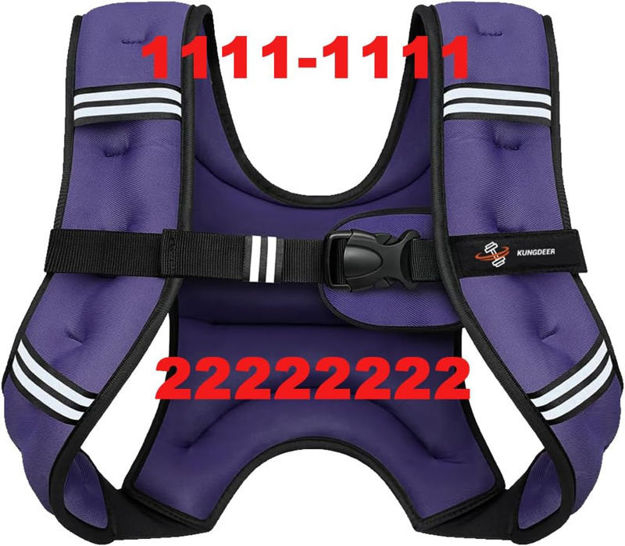 Picture of Weighted Vest Men Reflective Weightlifting