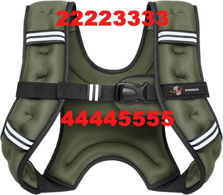 Picture of Weighted Vest Men Reflective Weightlifting