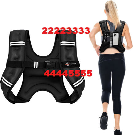 Picture of Weighted Vest Men Reflective Weightlifting