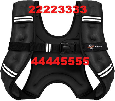 Picture of Weighted Vest Men Reflective Weightlifting