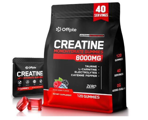 Picture of Creatine Monohydrate Gummies Sugar Free L Carnitine