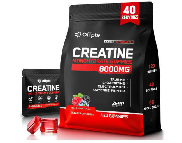 Picture of Creatine Monohydrate Gummies Sugar Free L Carnitine
