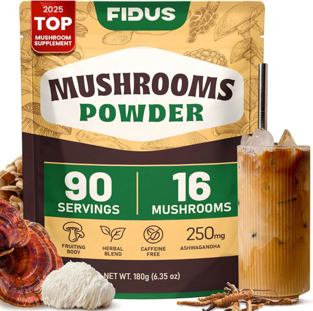 Picture of Fidus Supplement Alternative Ashwagandha Cordyceps