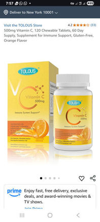 Picture of TOLOUS Vitamin Chewable Supplement Gluten Free